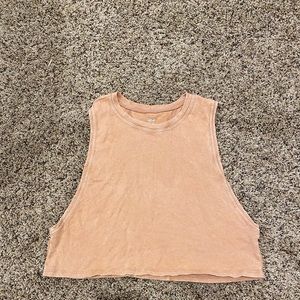 tanish loose work out top